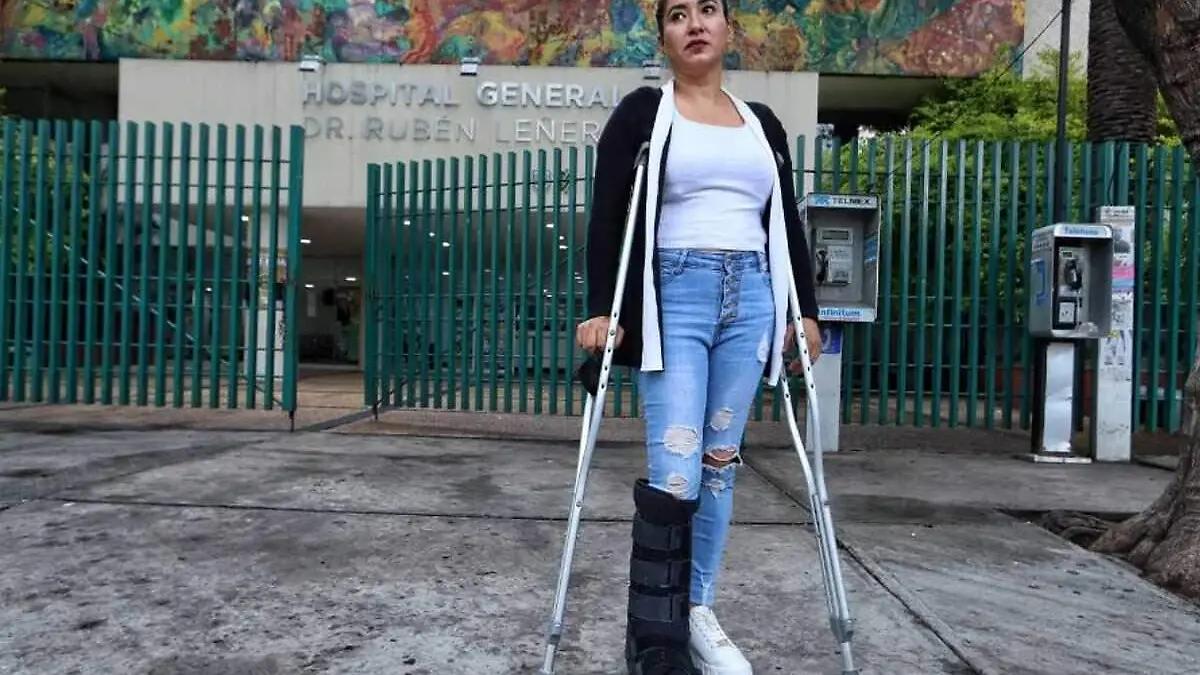 Brenda lucha para que no sea amputado su pie tras sismo 19S